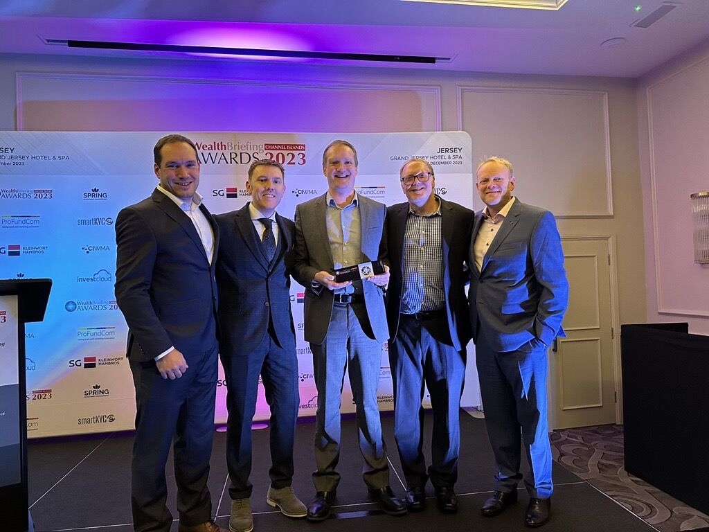 Quantios awarded WealthTech Provider of 2023 Channel Island for entity management software for trust and corporate services