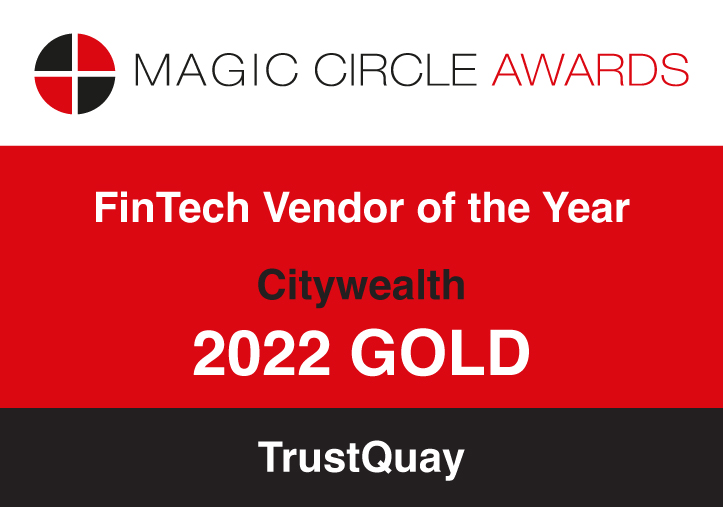 Quantios (formerly TrustQuay) awarded Fintech Vendor of the Year 2022 CityWealth Magic Circle Awards for Fintech SaaS