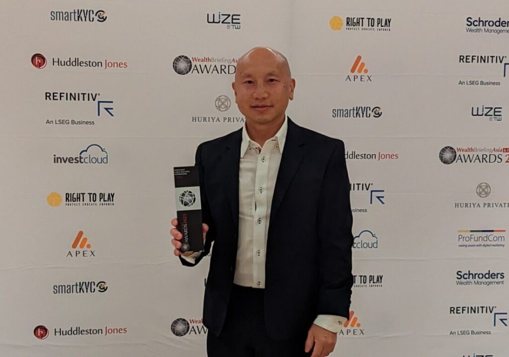 Quantios (formerly TrustQuay) awarded Best Innovative Client Solution - WealthTechAsia 2021. TCSP industry SaaS solutions