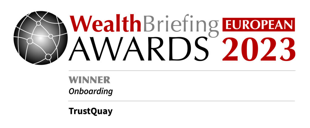 Quantios (formerly TrustQuay) awarded Best Onboarding Solution 2023 at Wealthbriefing Europe for entity management software