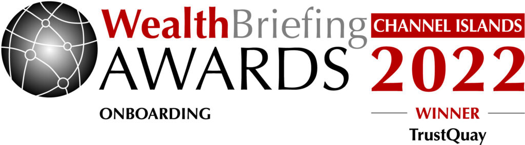 WealthBriefing Channel Islands award for Best Onboarding Solution awarded to Quantios for their TCSP client onboarding.