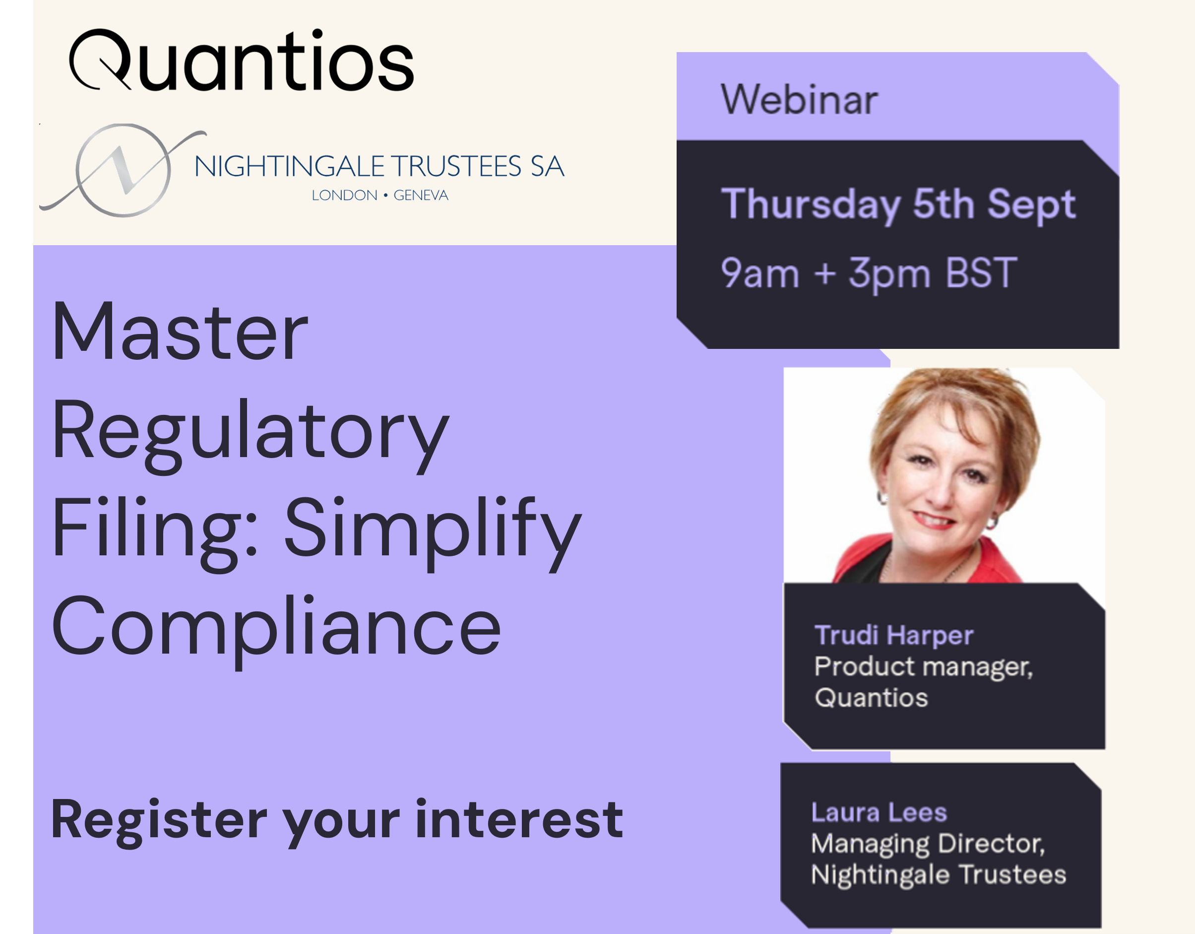 Master Regulatory Filing: Simplify Compliance